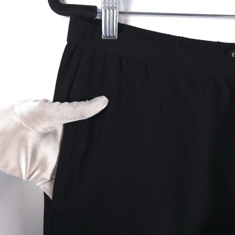 EILEEN FISHER Elastic Waist‎ Pull on USA MADE Pants MEDIUM Viscose Blend EETL